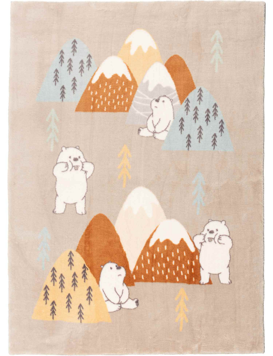 Dywan Maximo Kids misie szary Kolor: Szary, Kształt: Prostokątny, Prostokątny: 120×160 cm