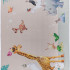 Dywan Crystal Velvet safari Kształt: Prostokątny, Prostokątny: 100×150 cm, Kolor: Wielokolorowy