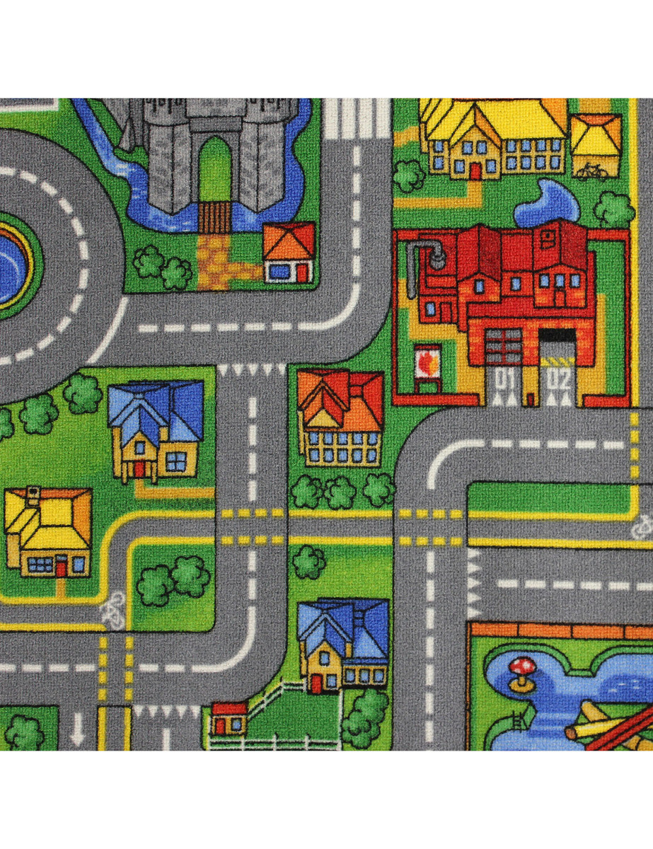 Wykładzina Dywan Playcity Kolor: Wielokolorowy, Kształt: Prostokątny, Prostokątny: 400 cm