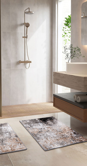 Dywaniki łazienkowe Vision_przecierka szaro-beżowy.jpeg