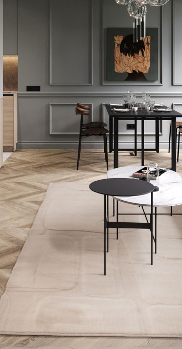 Dywan Rabbit 3D modern beżowy.jpg