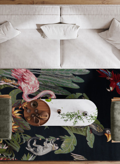 Jungle flaming wielokolorowy