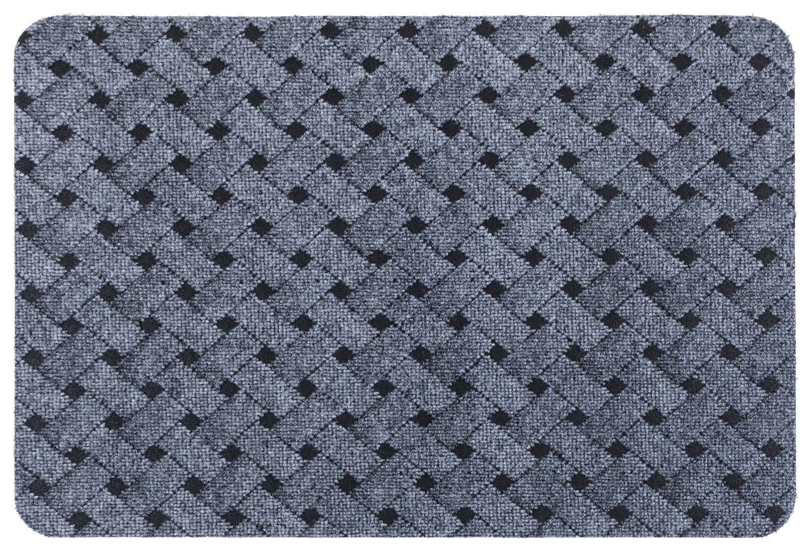 Wycieraczka Jaquard plecionka Kształt: Prostokątny, Prostokątny: 50×80 cm, Kolor: Szary