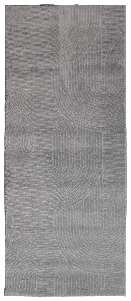 Chodnik Stilo NEW abstrakcyjny Kształt: Prostokątny, Prostokątny: 67×160 cm, Kolor: Szary