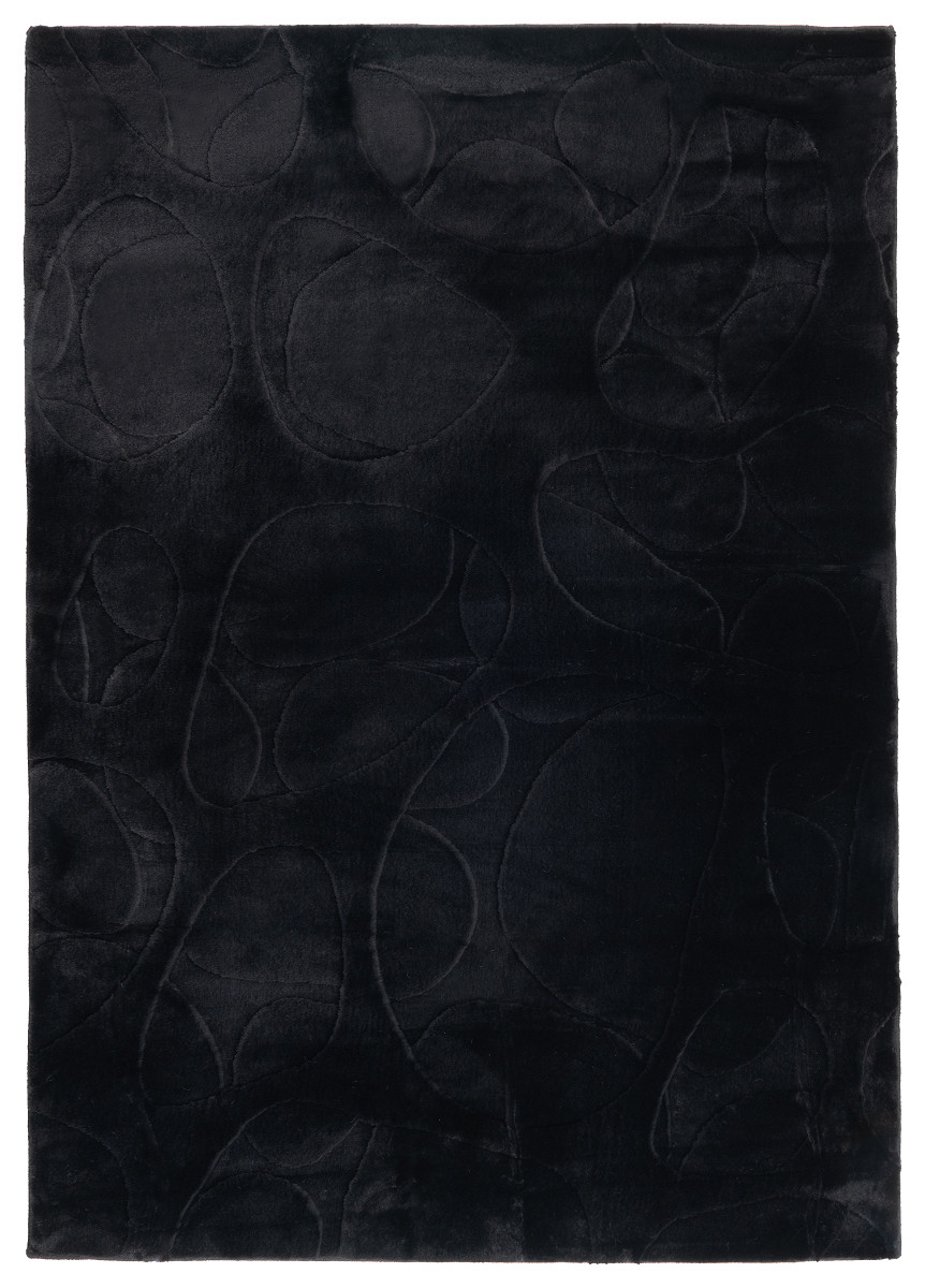 Kształt: Prostokątny, Prostokątny: 160x230 cm, Kolor: Czarny