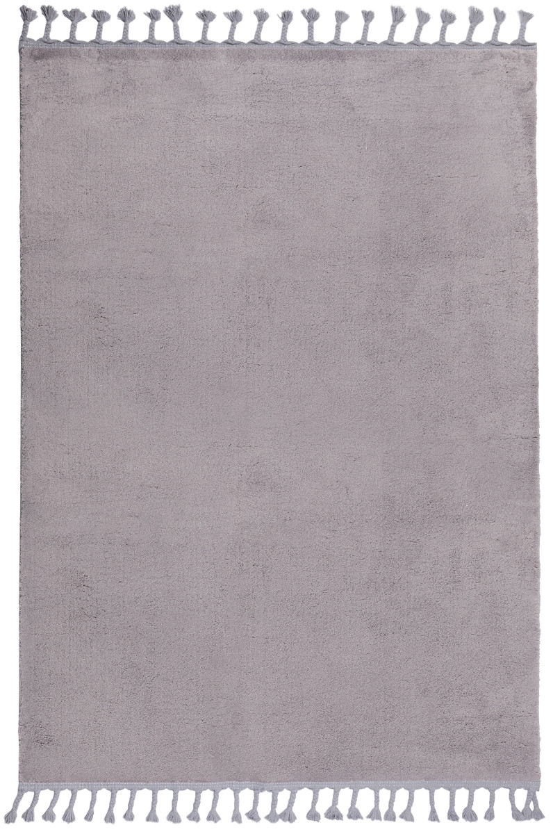 Dywan Loren z frędzlami Kształt: Prostokątny, Prostokątny: 160x230cm, Kolor: Szary