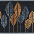 Wycieraczka Fashion Scraper liście Kształt: Prostokątny, Prostokątny: 45x75 cm, Kolor: Zielony