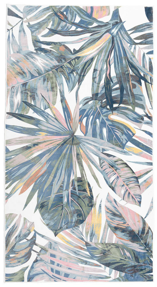 Dywan Summer tropical Kształt: Prostokątny, Prostokątny: 80x150 cm, Kolor: Szary