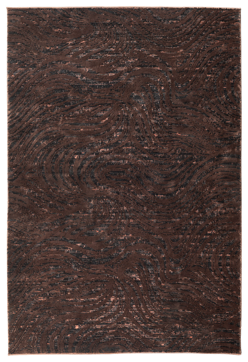 Dywan Mocca 280x380 cm fale brązowy