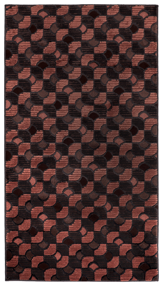 Dywan Mocca 80x150 cm mozaika brązowy