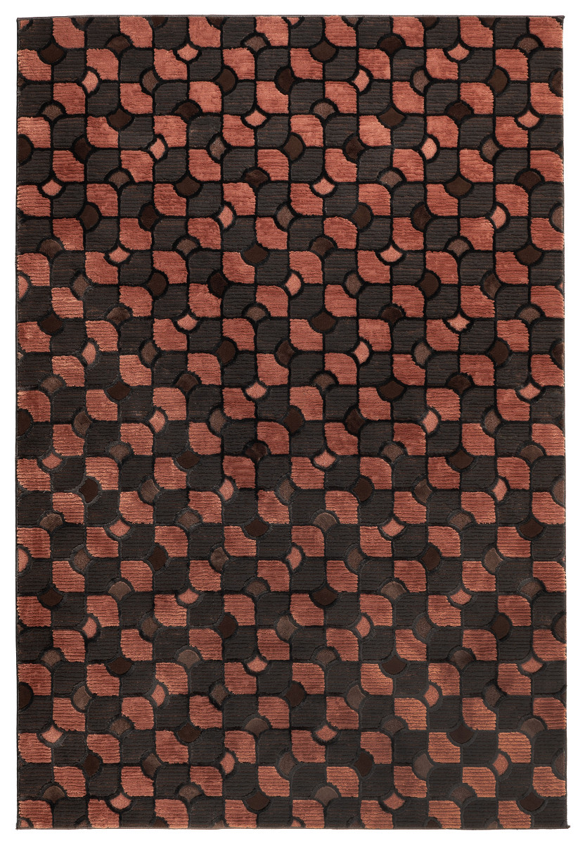 Dywan Mocca 120x170 cm mozaika brązowy