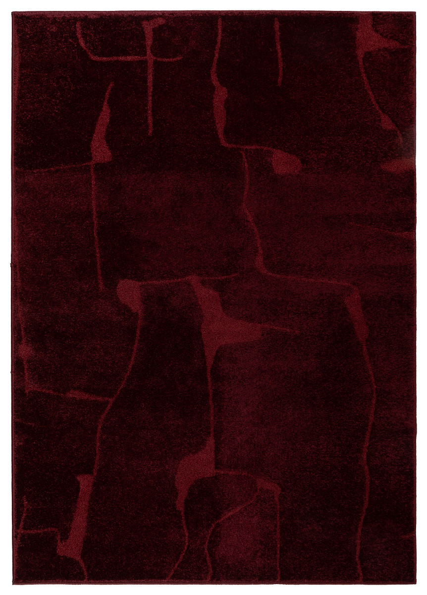 Kształt: Prostokątny, Prostokątny: 160x230 cm, Kolor: Bordowy