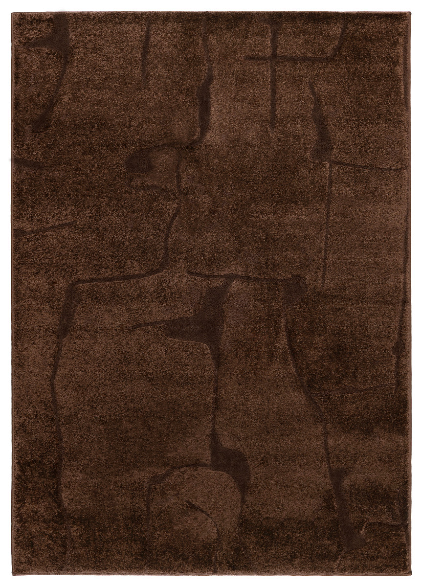 Kształt: Prostokątny, Prostokątny: 160x230 cm, Kolor: Brązowy